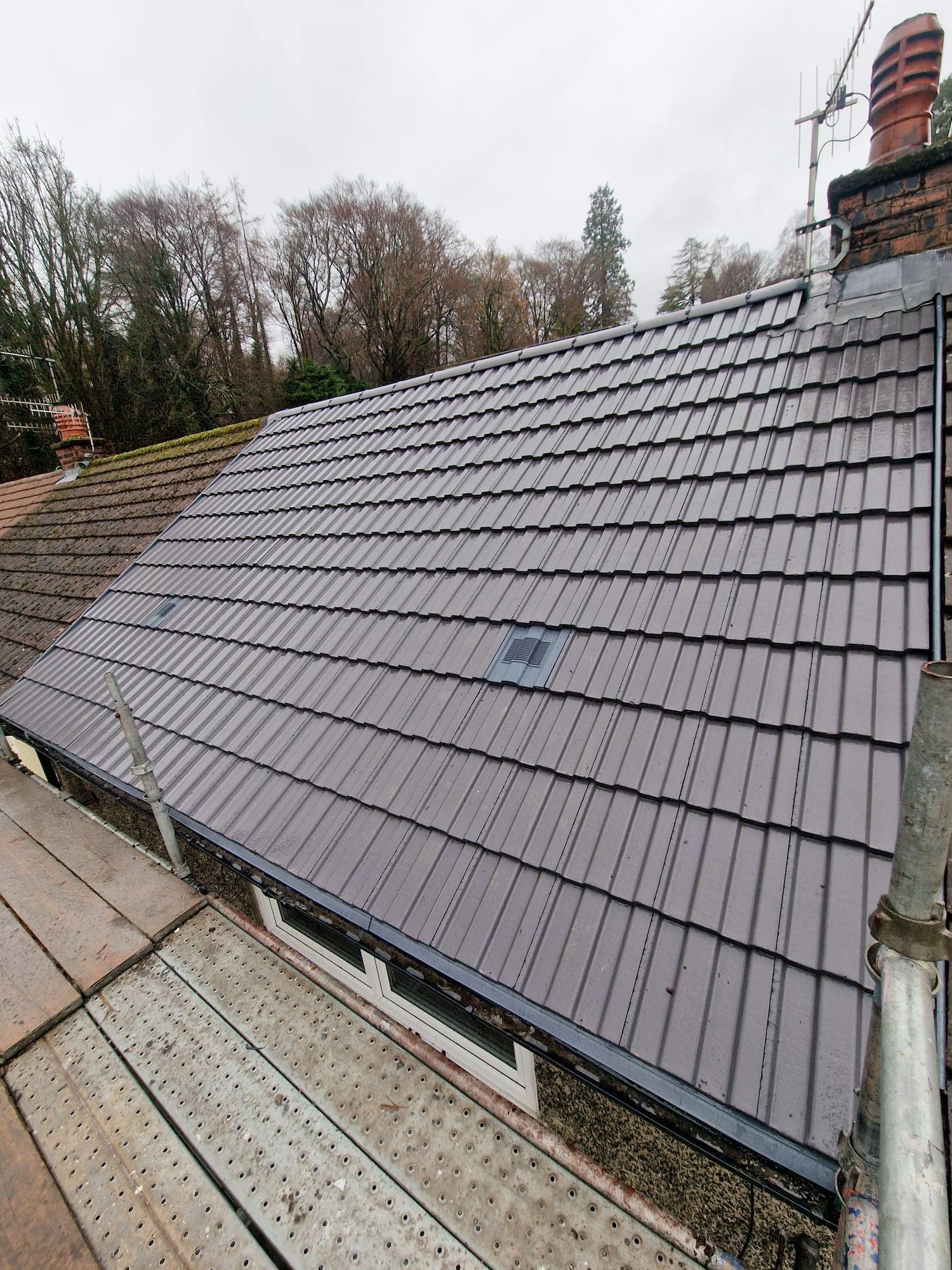 A completed roof in Helensburgh by C Livingston Roofing