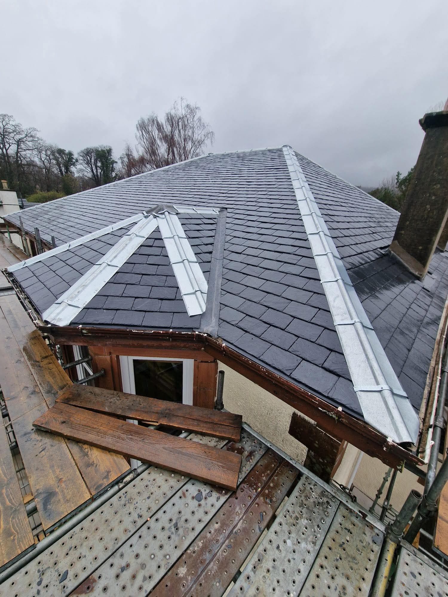 Victorian villa roof restoration in Helensburgh